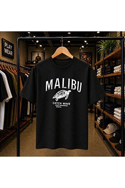 playwear Malibu Karetta majica sa printom, 100% pamuk, oversize, široka, regu...