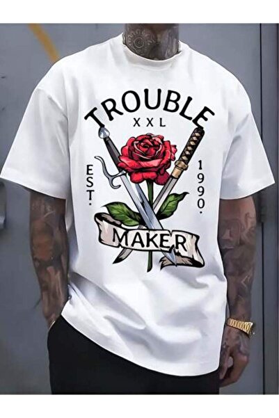 25W Men's Pure White Dual Warrior T-Shirt - Breathable Crew Neck Short Sleeve...