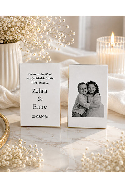 NPCQUN Kişiye Özel Kahve Çikolata Hediyeliği – Fotoğraflı Nişan, Söz, Düğün v...