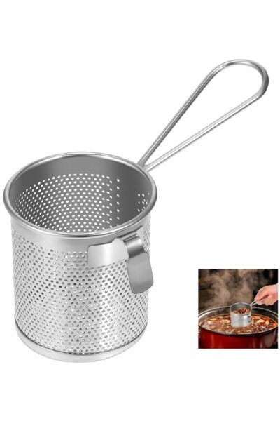 OEM 1 bucată - Strecurătoare de paste - Coș de gătit cu plasă fină - Strecură...