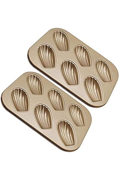 STARSTAR Cake mold set (2 pieces), carbon steel non-stick coating, gold.