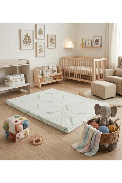 Heyner Bambu Konforlu 150x150 Oyun Alanına Uygun Sünger Oyun Parkı Oyun Alanı...
