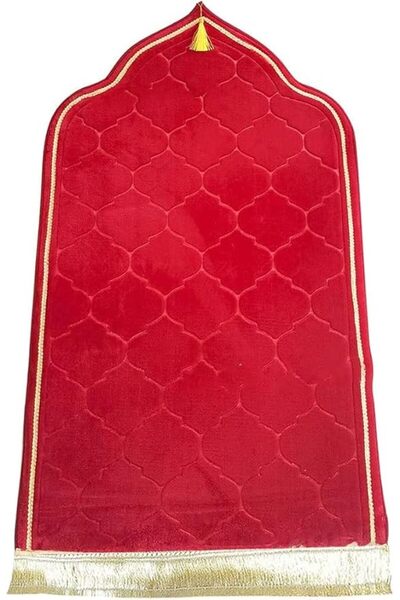 Generic Muslim Prayer Rug,Thick Soft Velvet Muslim Rug,Portable Muslim Prayer...