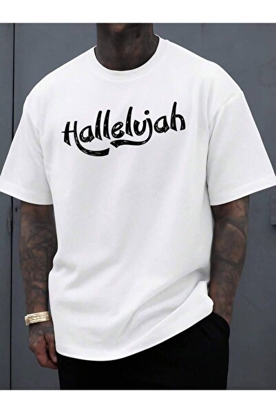26LIK Hallelujah Tee Men, Summer 2026 Edition, Premium Quality White Regular ...