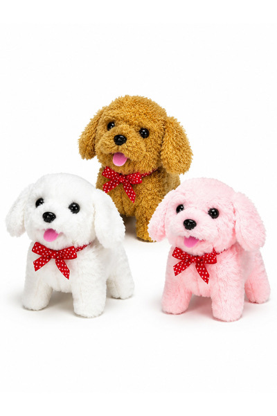 DoruCO Pilli Hareketli Peluş Köpek Oyuncak – Zıplayan Sevimli Köpekçik, Farkl...