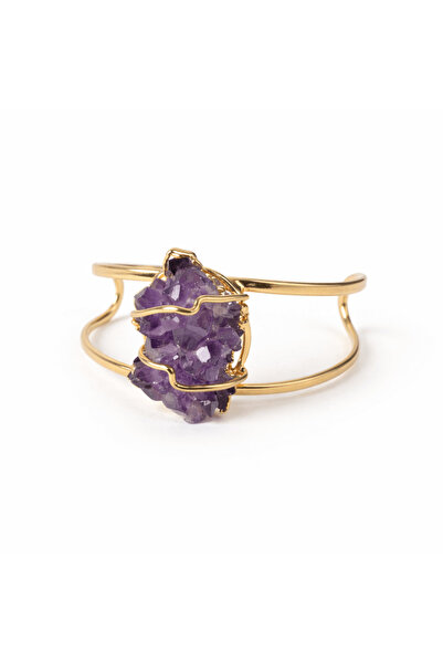 craftmystic Bratara cuff cu Ametist - Echilibru spiritual in forma eleganta
