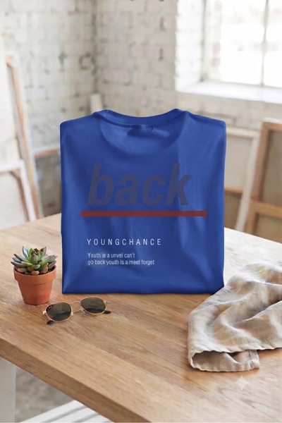 UNCİA OUTDOORS Γυναικείο/Ανδρικό unisex μπλουζάκι με στάμπα BACK, με λαιμόκοψ...