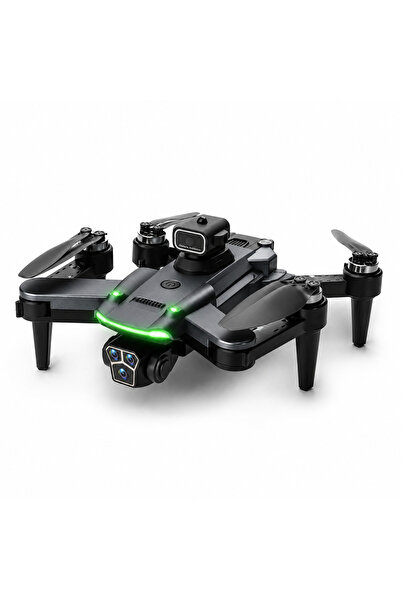 iTin Drona S166 4K cu Camera Dubla, Motor Brushless, Evitare Obstacole, Pliab...