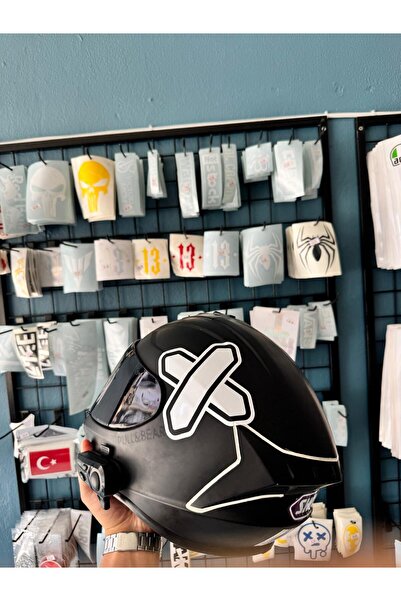 Mavera Stickers X-Spirit Sticker Label for Helmet 1 Piece 10X10Cm