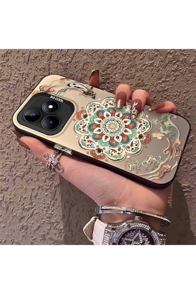 CHICASELUX Realme Note 50 Compatible Traditional Dunhuang Motif Silicone Phon...