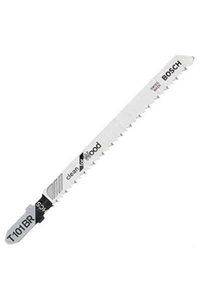 Bosch T 101 BR Jigsaw Blade T-Shank 100 mm Wood Fine Straight Cut 25 pcs