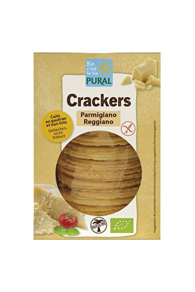 Pural Cracker cu parmezan, fără gluten, bio, 100g