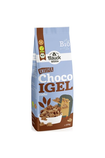 Bauckhof Batonule crocante de ovăz cu ciocolată, bio, fără gluten, 225g