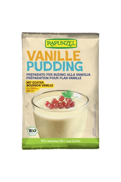 Rapunzel Pudră organică pentru budincă de vanilie, 40g