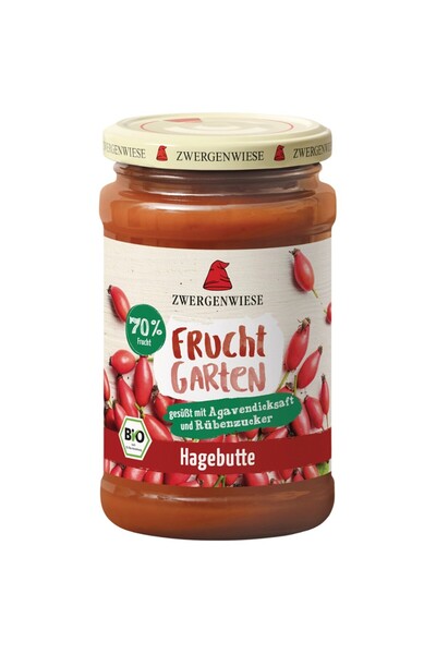 Zwergenwiese Dulceață de măceșe, bio, fără gluten, 225g