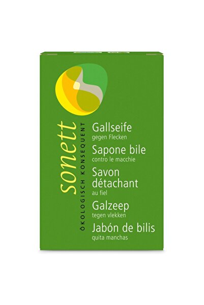 Sonett Săpun solid organic pentru îndepărtarea petelor, 100g