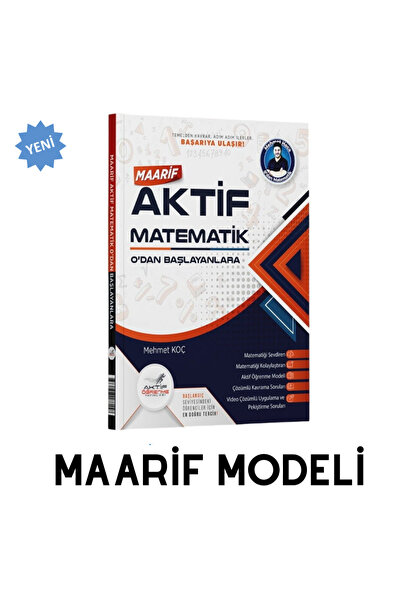 Aktif Öğrenme Yayınları 2028 Aktif Öğrenme TYT Maarif Aktif Matematik 0 dan B...