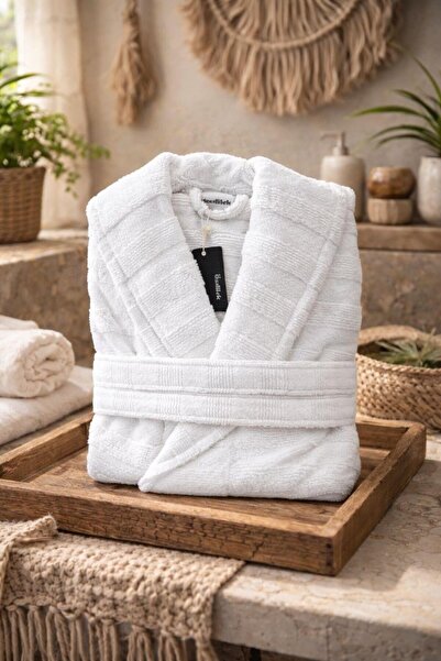 Özdilek Μπουρνούζι Opulent Touch Μέγεθος XL Λευκό