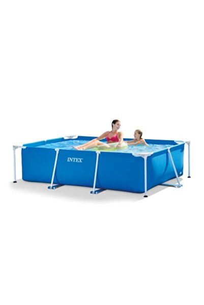 Intex Piscină de grădină cu cadru metalic, dreptunghiulară, dimensiuni 260 x ...