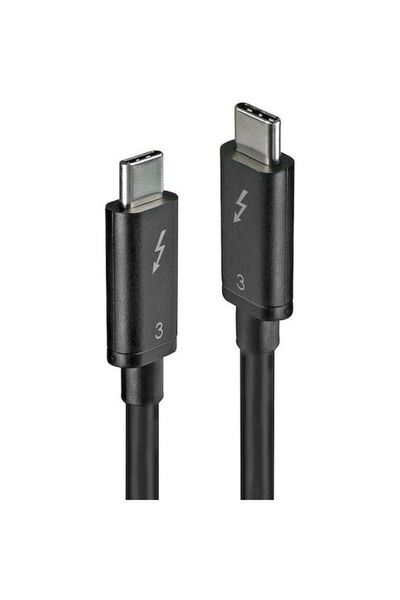 LİNDY Καλώδιο Thunderbolt 3 Μαύρο 0.5μ (41555)