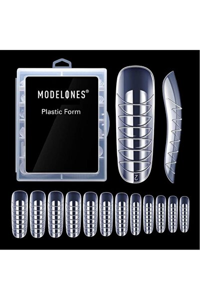 modelones Store 120 قطعة من أظافر الكوفين الشفافة على شكل الباليرينا من موديل...