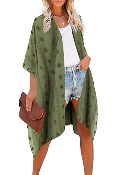 Moss Rose Women's Beach Cover up Swimsuit Kimono Cardigan with Bohemian Flora...