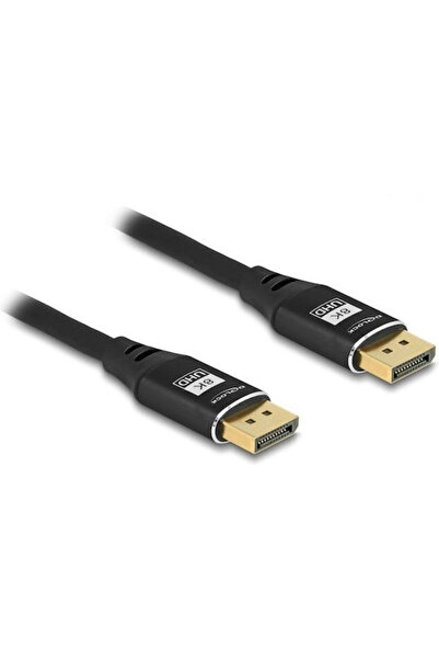 DELOCK Καλώδιο DisplayPort Αρσενικό - DisplayPort Αρσενικό 5μ Μαύρο
