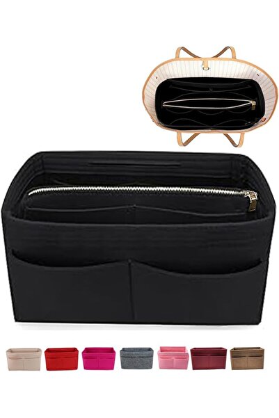 GENERAL Lmeison Purse Organizer Insert, Bag in Bag Felt Fabric Handbag Organi...