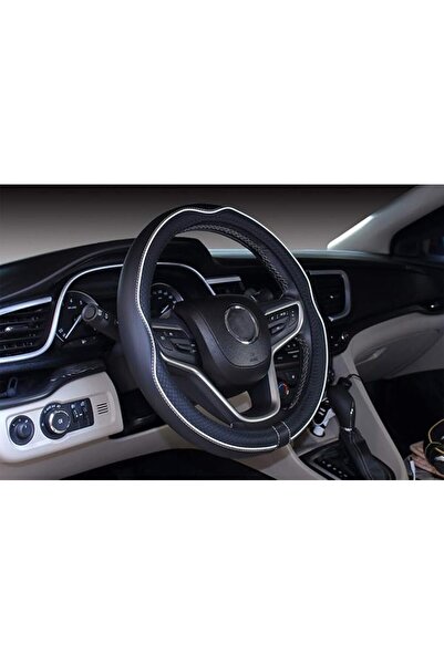 Mayco Bell Microfiber Leather Car Medium Steering Wheel Cover (14.5''-15'',Bl...