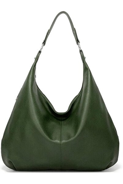 GENERAL Hobo Bags for Women Soft PU Leather Slouchy Bag Shoulder Purse with Z...