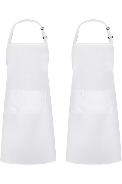 Syntus Apron for Men Women, Adjustable Cooking Kitchen Chef Aprons with 2 Poc...