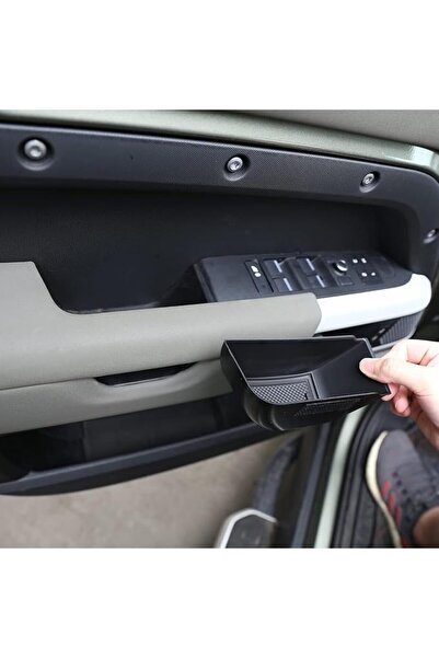 Yiwangtong YIWANG ABS Blcak Car Door Storage Box Phone Tray Accessories For L...