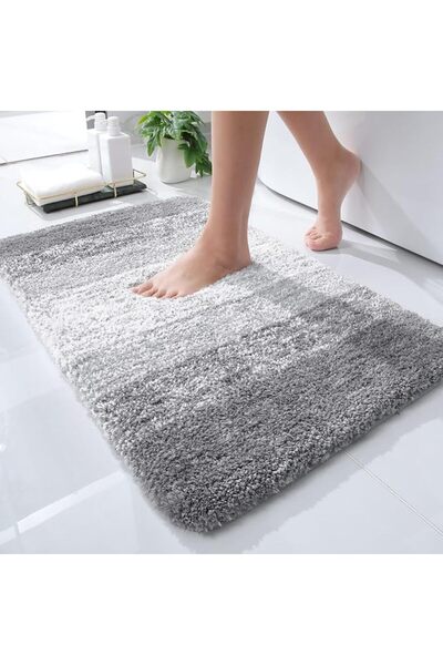 OLANLY Bathroom Rug Mat 36x24, Extra Soft and Absorbent Microfiber Bath Rugs,...