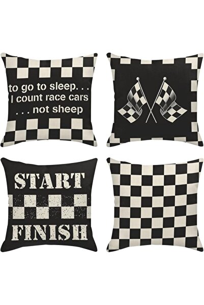 Sanwarm Throw Pillow Covers Home Decor Set of 4 Pillow Cases Decorative 18 x ...