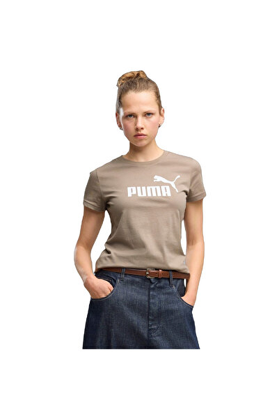 Puma T-shirt Ess No. 1 Logo Tee S, Gray, Women