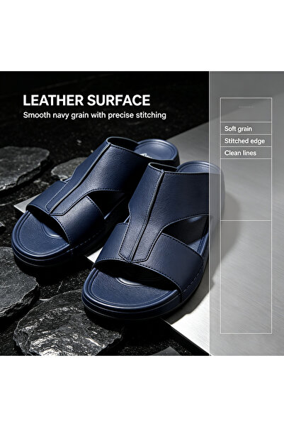 Dhiaa Walk Men's Stylish City Walking Slippers – Comfortable Geometric Design...