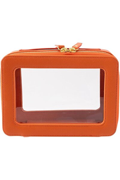 SANHECUN Toiletry bag waterproof cosmetic organizer with hanging hook for tra...