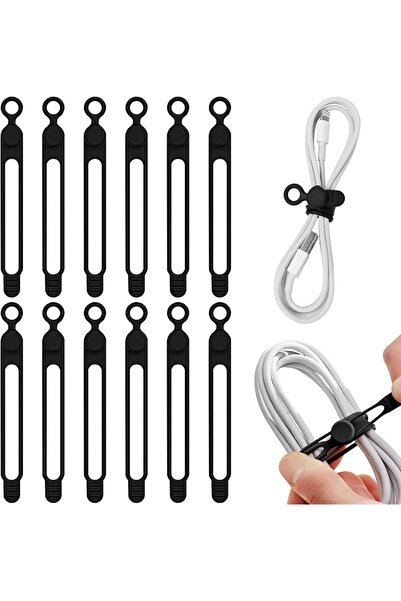 GENERAL FGSAEOR Magnetic Cord Organizer, Silicone Cable Ties Reusable, Twist ...