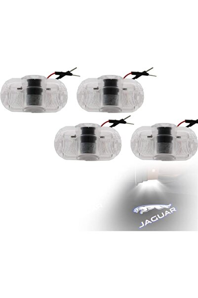 MAKINGTEC أضواء باب السيارة مع عارض شعار لسيارات جاكوار XJ XJL، أضواء LED فائ...