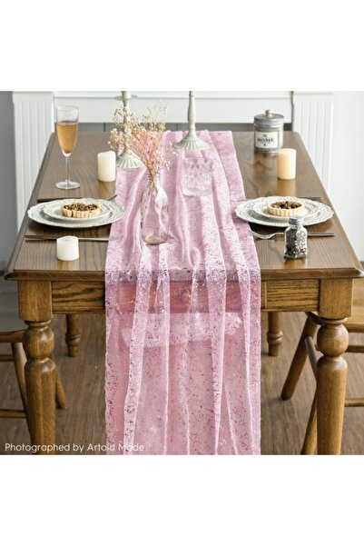 Generic Brand Two-piece table runner set, 70*300 cm, decorated with gold foil...