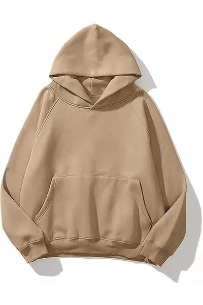 GENERAL SAFRISIOR Oversized Hoodies for Women and Men Couples Fleece Basic So...