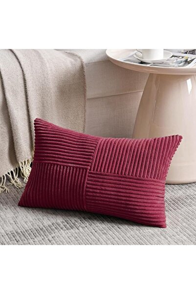 Fancy Homi Rust Lumbar Decorative Throw Pillow Covers 12x20 Inch for Couch Be...