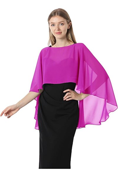 GENERAL womens Chiffon Cape001 Pashmina Shawl