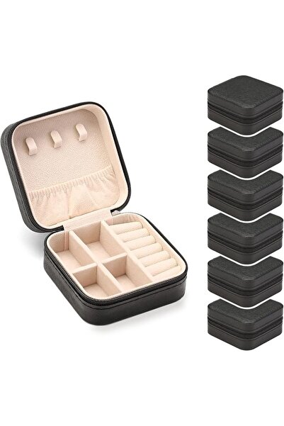 GENERAL ZPROW Plush Velvet Travel Jewelry Case, Organizer, Box, Small Case fo...