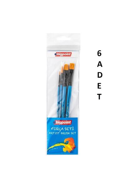 Bigpoint 111 and 210 Series Synthetic Bristle Mixed Tip Brush Set 4-Piece Bli...