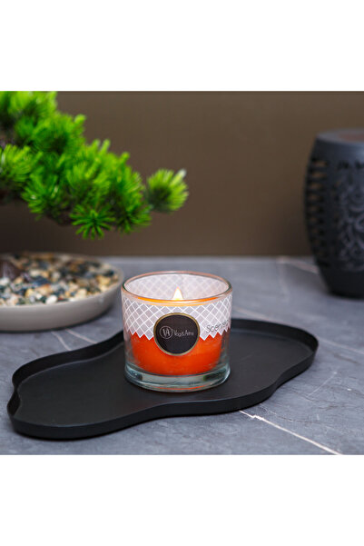 Alista Home Lumânare parfumată, Dovleac Picant, 70 g, aromă de dovleac și con...