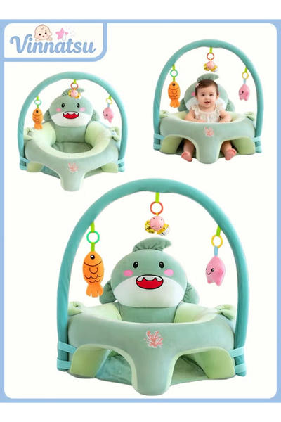 Vinnatsu Baby Learning‑to‑Sit Training Sofa, Infant Sitting Support Chair wit...