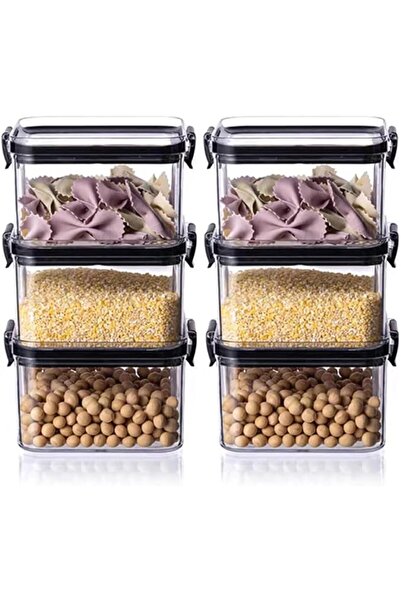 OYDAS Airtight Food Storage Containers Set with Lock Lids,Set of 4,Pantry Org...