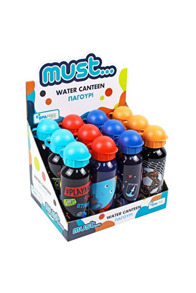 MC Micostore Sticla apa Must 500ml aluminiu 65x21 4 modele baiat