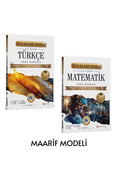 Bilgi Sarmal Yayınları 2028 Bilgi Sarmal Türkçe ve Matematik İlk Aşama Maarif Model Soru Bankası